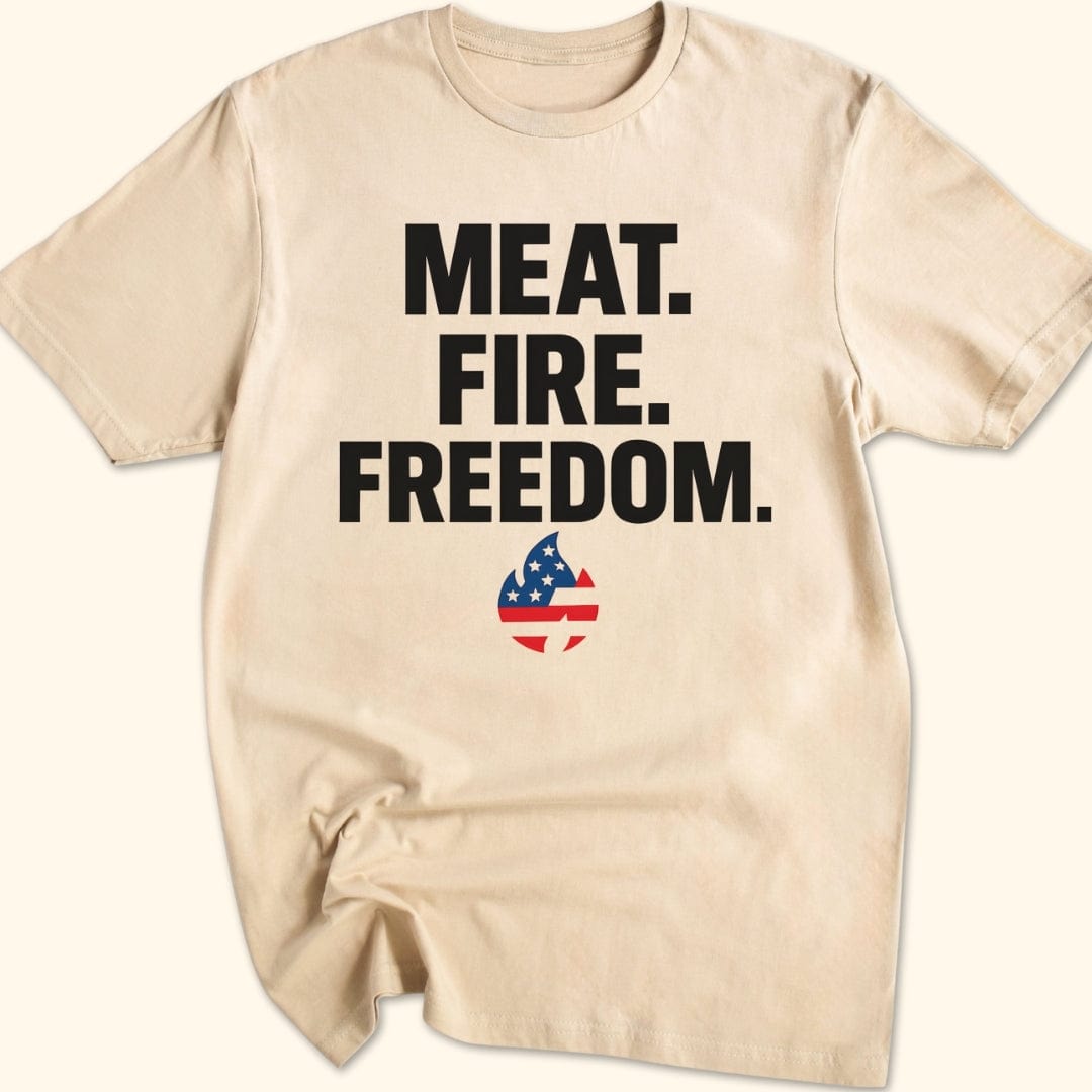 Meat. Fire. Freedom. T-Shirt
