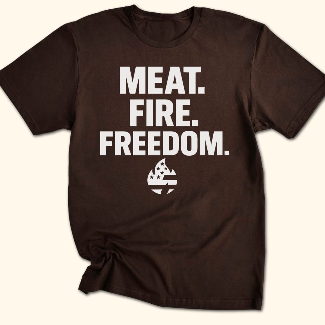 Meat. Fire. Freedom. T-Shirt