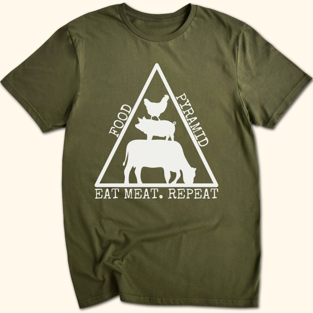 The Real Food Pyramid T-Shirt