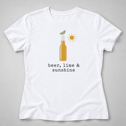 Beer, Lime & Sunshine Women's Tee