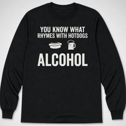 Hotdog Rhyme — Long Sleeve Tee