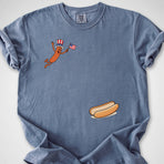 Hotdog Freedom Dive — Premium Tee