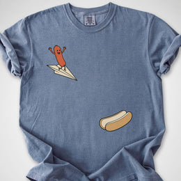 Hotdog Plane — Premium Tee