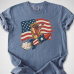 Wiener Takes Flight — Premium Tee