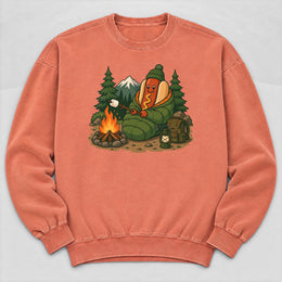 Camping Dog Sweatshirt