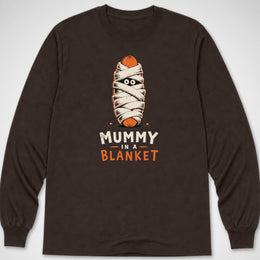 Mummy In A Blanket — Long Sleeve Tee