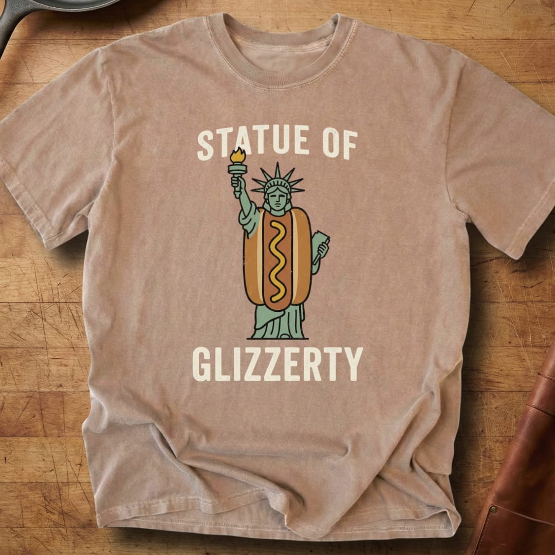 Statue of Glizzerty — Premium Tee