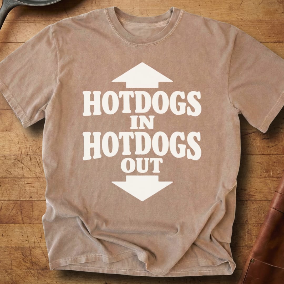 Hotdogs In, Hotdogs Out — Premium Tee