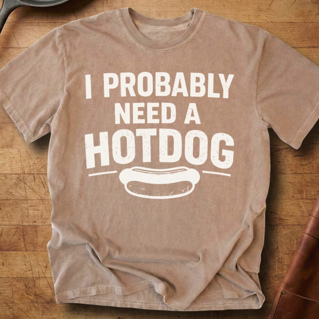 Probably Need a Hotdog — Premium Tee