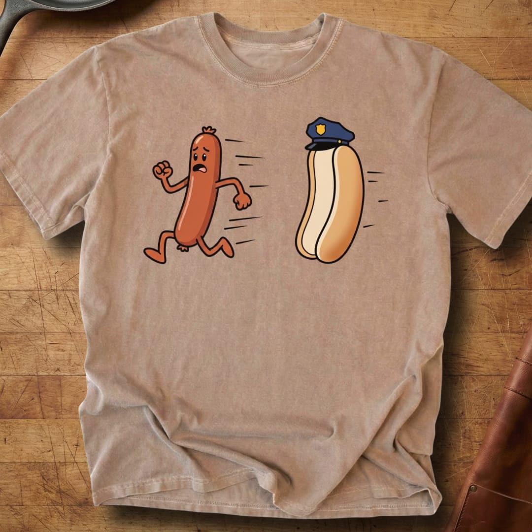 Hotdog on the Run — Premium Tee