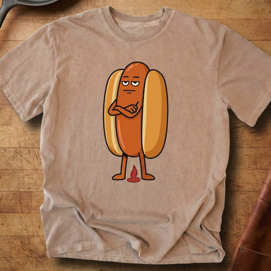Hotdog Don't Give A... — Premium Tee