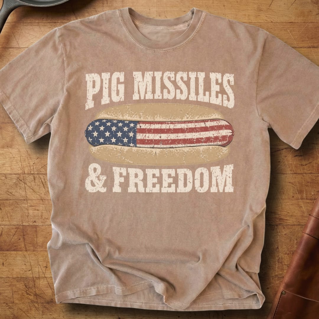 Pig Missiles & Freedom — Premium Tee
