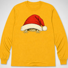 Frog's Santa Hat — Long Sleeve Tee