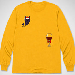 Jolly Red Wine Dive — Long Sleeve Tee