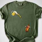 Hotdog Beer Chug — Premium Tee