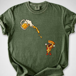 Pizza Beer Chug — Premium Tee