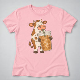 Iced Coffee Cow Women's Tee