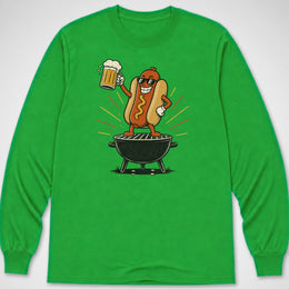 Raise 'Em Up Dog — Long Sleeve Tee