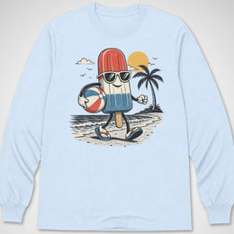 Red, White & Chill — Long Sleeve Tee
