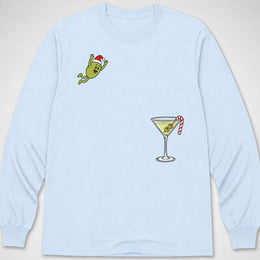 Dirty Santa Martini Dive — Long Sleeve Tee