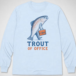 Trout Of Office — Long Sleeve Tee