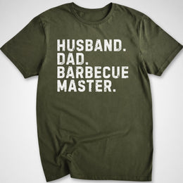 Husband. Dad. BBQ Master T-Shirt