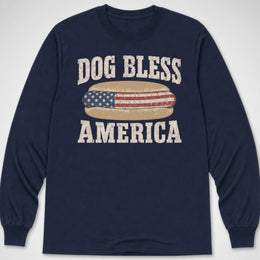 Dog Bless America — Long Sleeve Tee