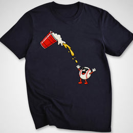 Baseball Beer Chug T-Shirt