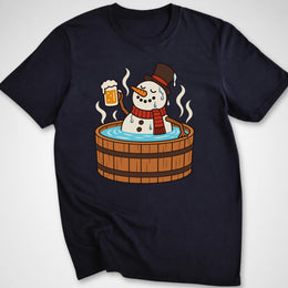 Snowman Hot Tub T-Shirt