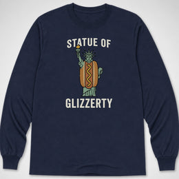 Statue of Glizzerty — Long Sleeve Tee