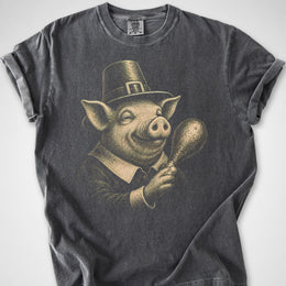 Pilgrim Pig — Premium Tee