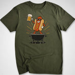 Raise 'Em Up Dog T-Shirt
