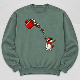 Snowman Cocoa Chug Sweatshirt