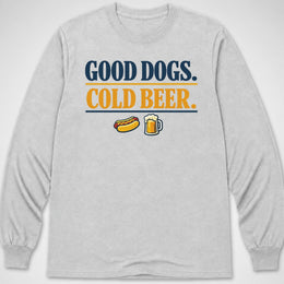 Dogs & Beer — Long Sleeve Tee