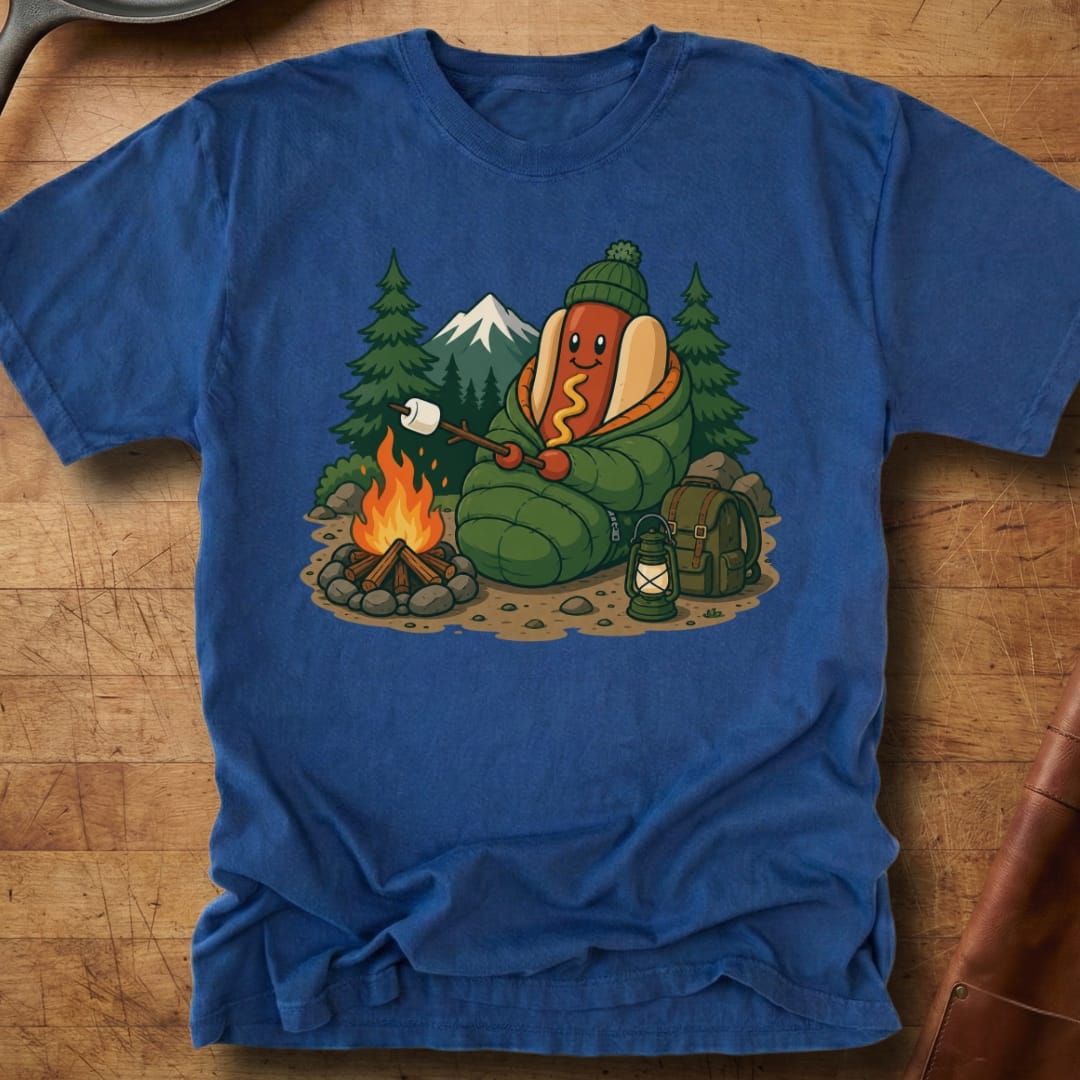 Camping Dog — Premium Tee