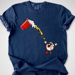 Baseball Beer Chug — Premium Tee