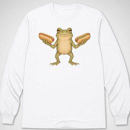 Froggy Hotdogs — Long Sleeve Tee