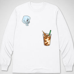 Iced Coffee Cannonball — Long Sleeve Tee