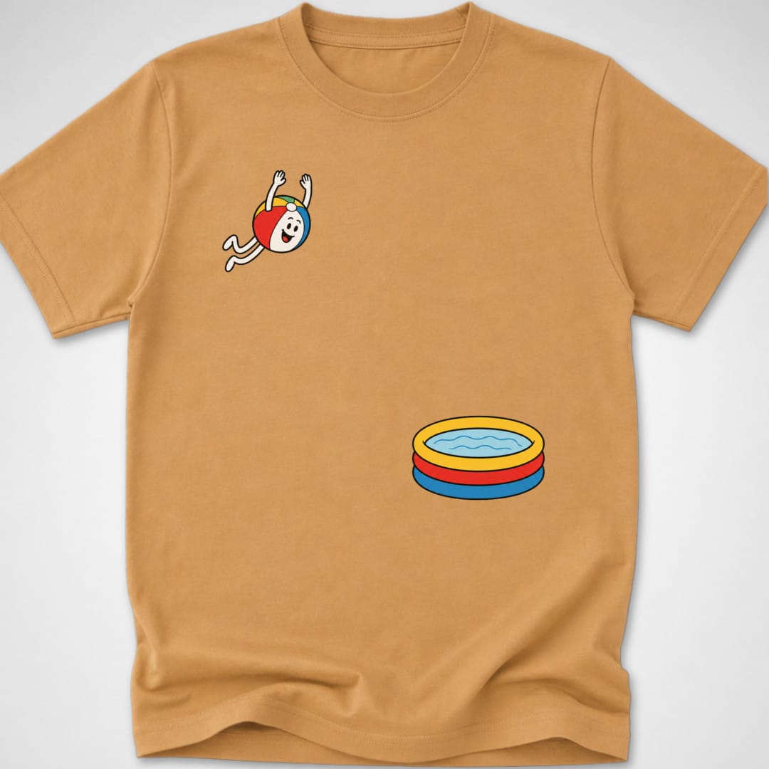 Beach Ball Dive β Youth Tee β Old Gold