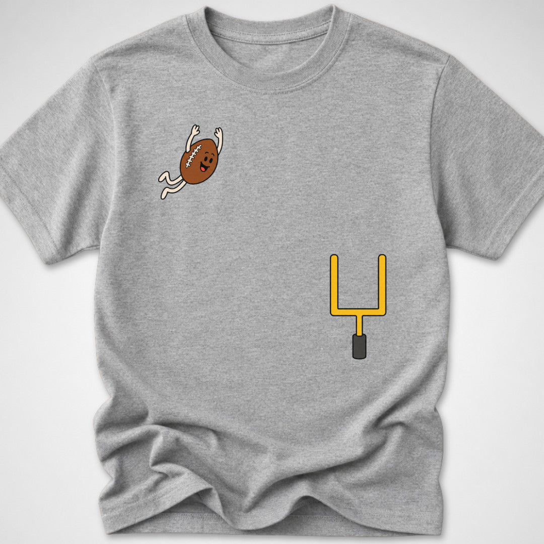 Football Dive — Youth Tee — Sport Grey