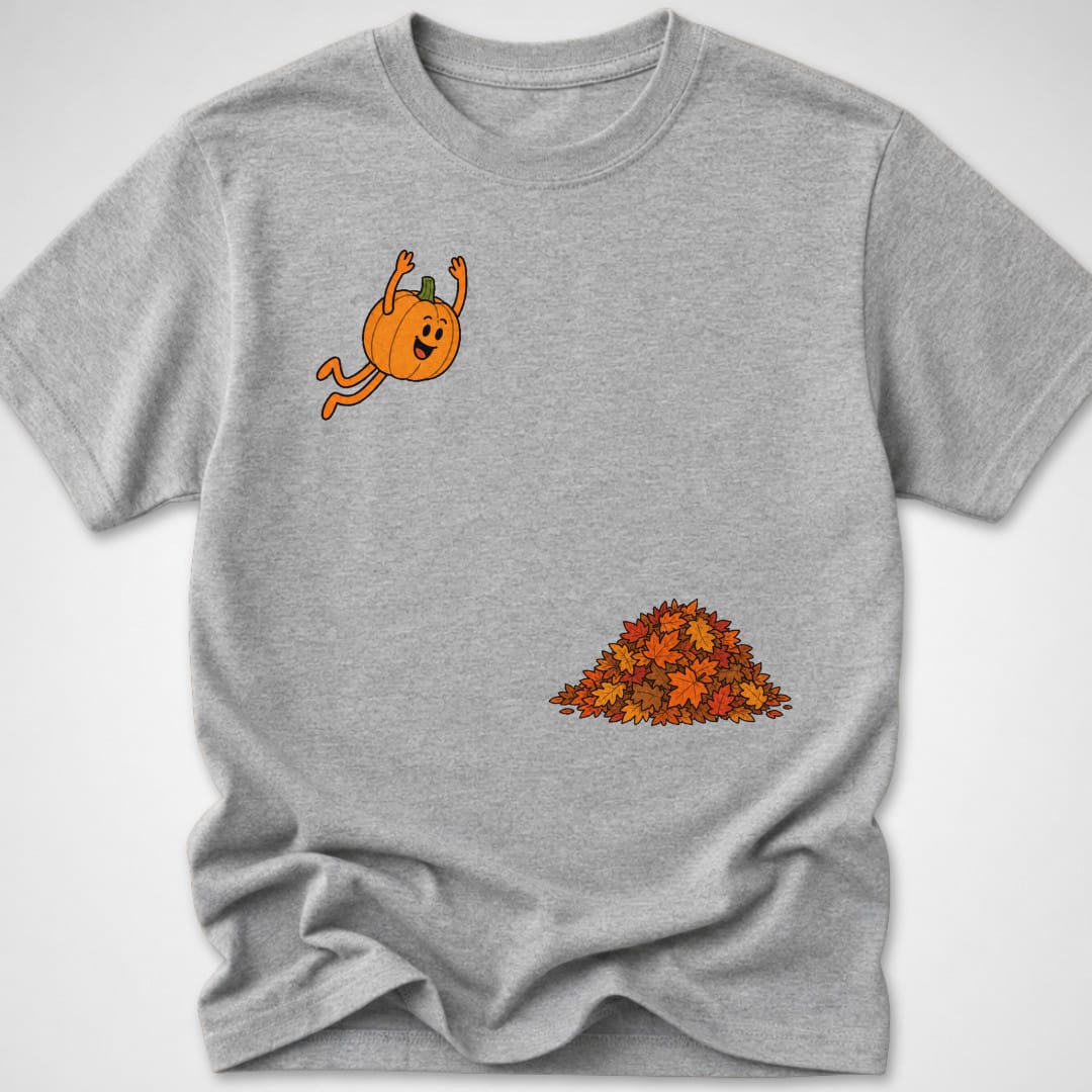 Pumpkin Dive — Youth Tee — Sport Grey