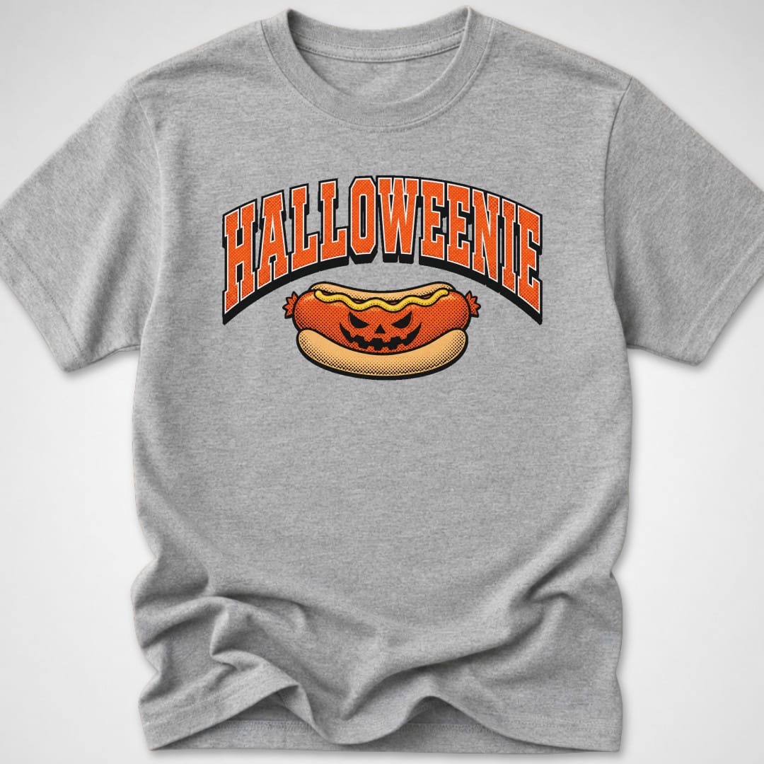 Halloweenie — Youth Tee — Sport Grey