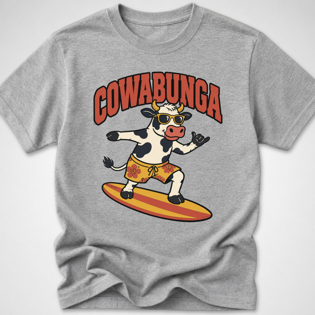 Cowabunga — Youth Tee — Sport Grey