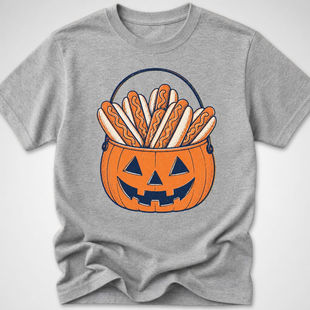Trick or Glizzy — Youth Tee — Sport Grey