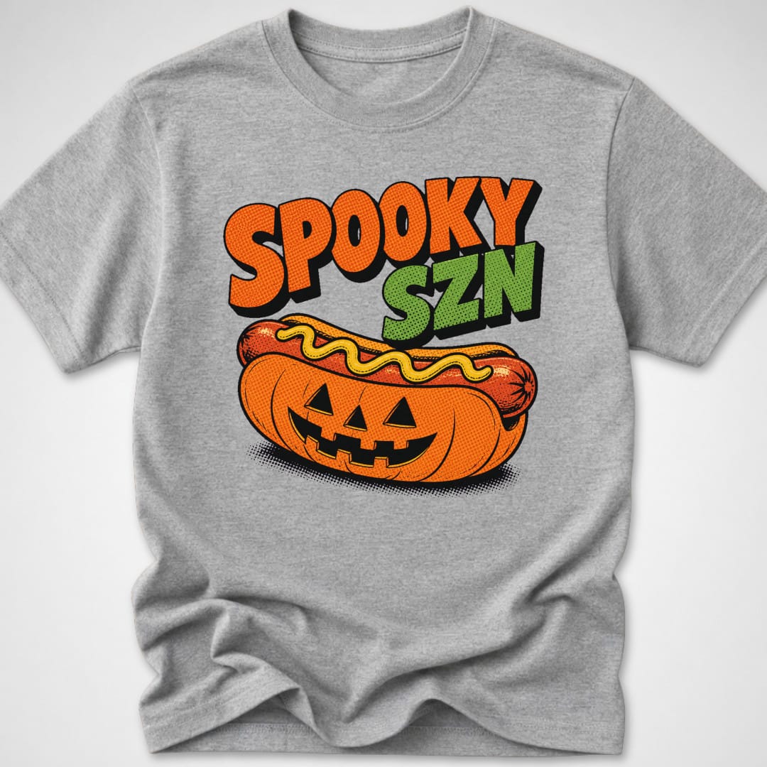 Spooky Szn — Youth Tee — Sport Grey