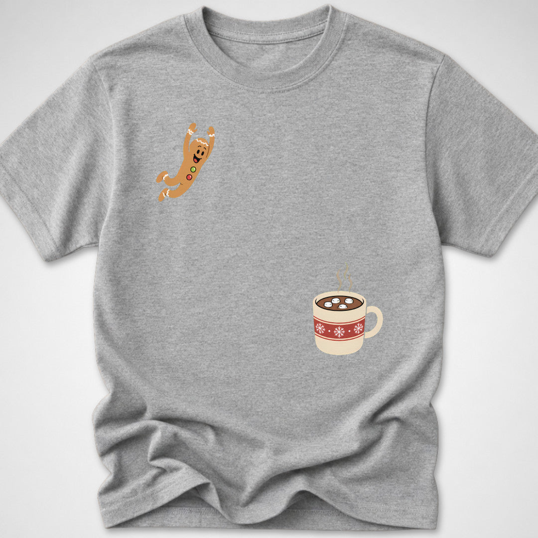 Gingerbread Dive — Youth Tee — Sport Grey