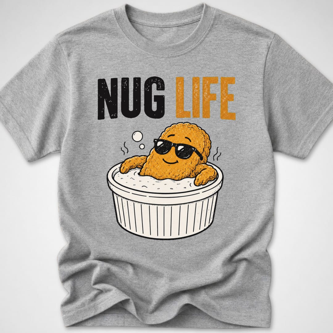 Nug Life — Youth Tee — Sport Grey