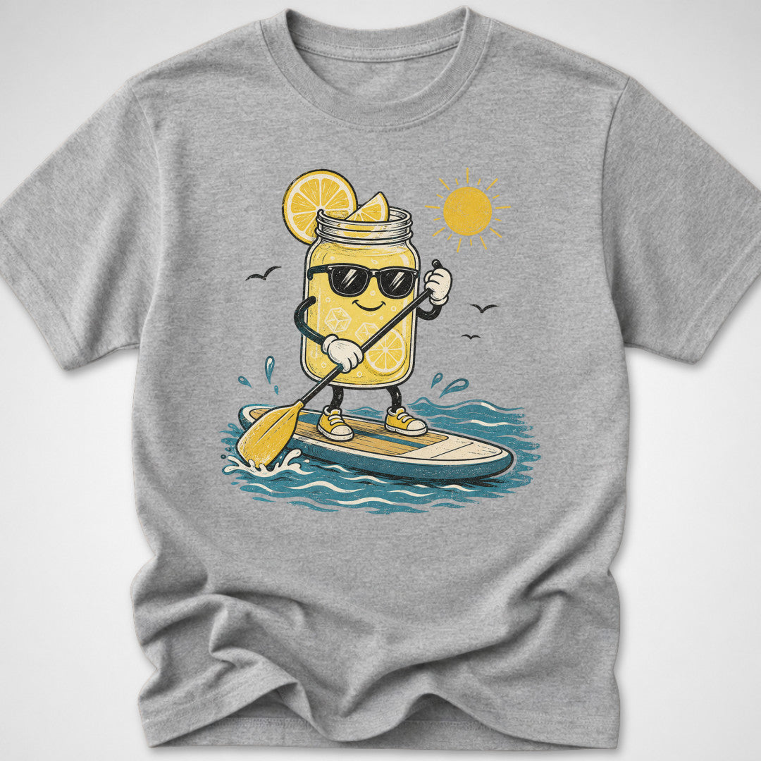 Lemonade Livin' — Youth Tee — Sport Grey