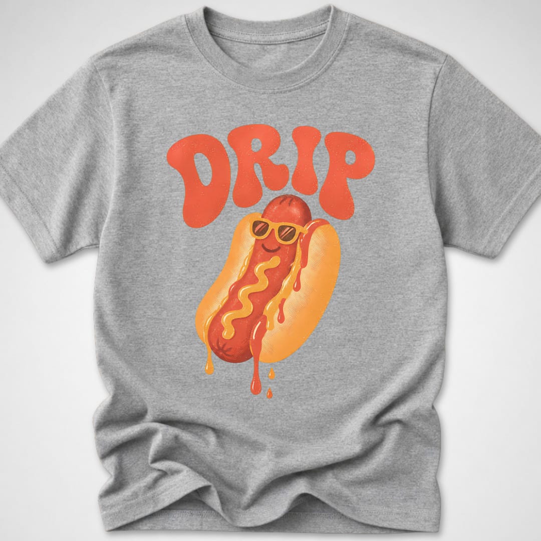 Drip — Youth Tee — Sport Grey
