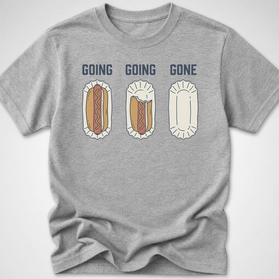 Going Going Gone — Youth Tee — Sport Grey